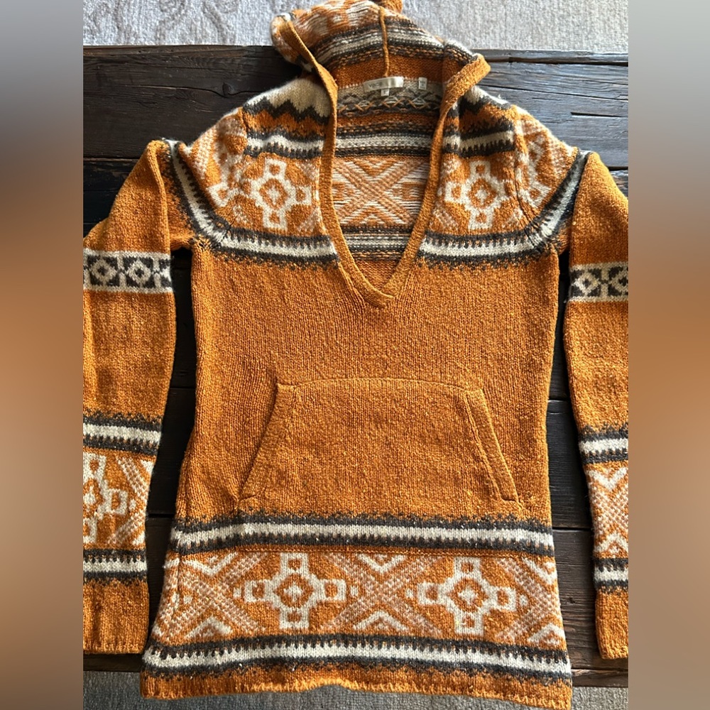 VINCE Vintage Cashmere Pullover Sweater-XS